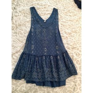 Free People Tea Say It With A Layer Tank small